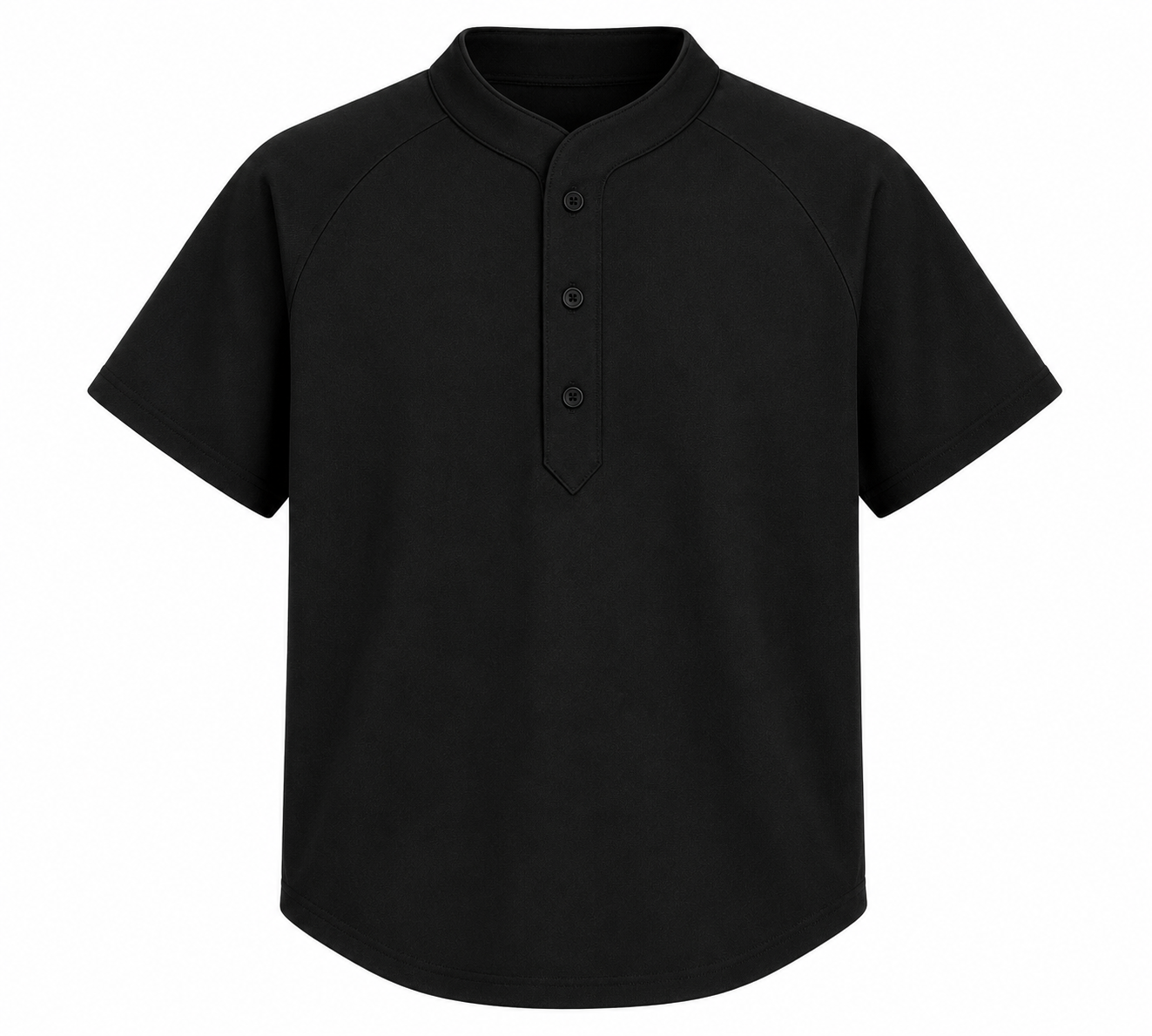 Mandarin Collar Half Button